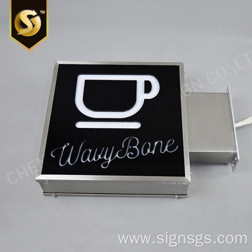 Outdoor Square Advertising Metal Light Box